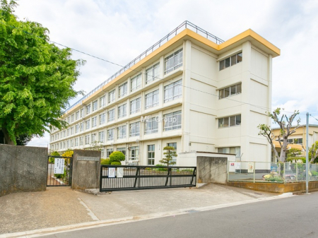 周辺環境　中学校 665m 平塚市立中原中学校