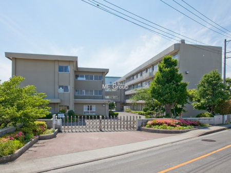 周辺環境　中学校 1500m 厚木市立相川中学校