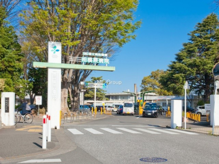 周辺環境　病院 750m 国立病院機構相模原病院 